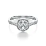 Pierścionek białe złoto z diamentami AJPZ_109